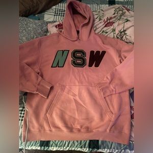 NIKE NSW HOODIE SIZE LARGE (PINK)